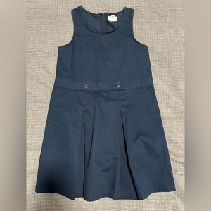 Cat and Jack navy girls uniform dress